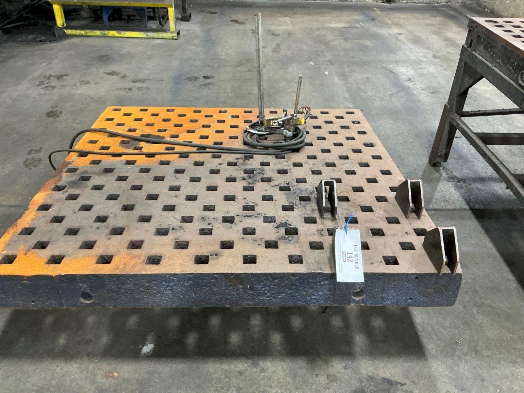 1 - PREOWNED CAST IRON WELDING TABLE
