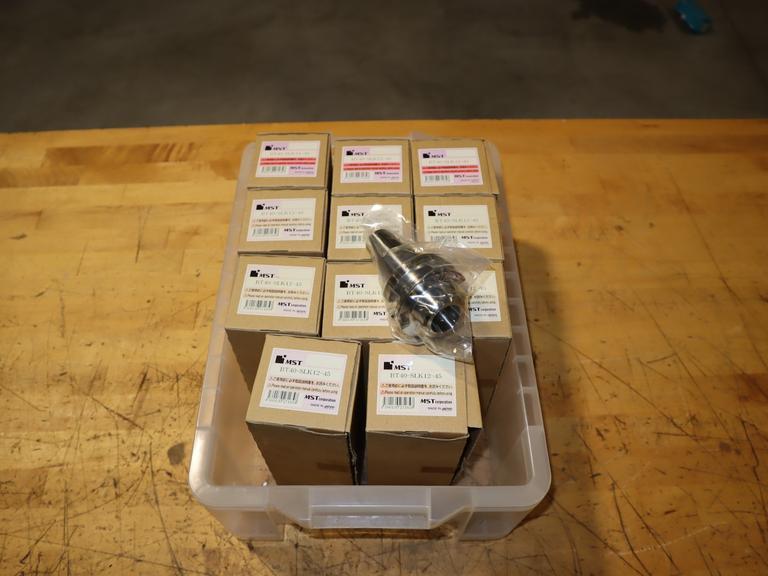 MST BT-40-SLK12-45 Tool Holders (12) New In Box!- Auction Item