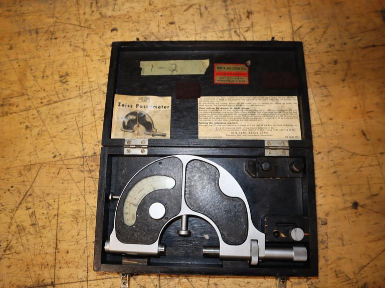 Zeiss Passameter 1"-2"; In Case- Auction Item