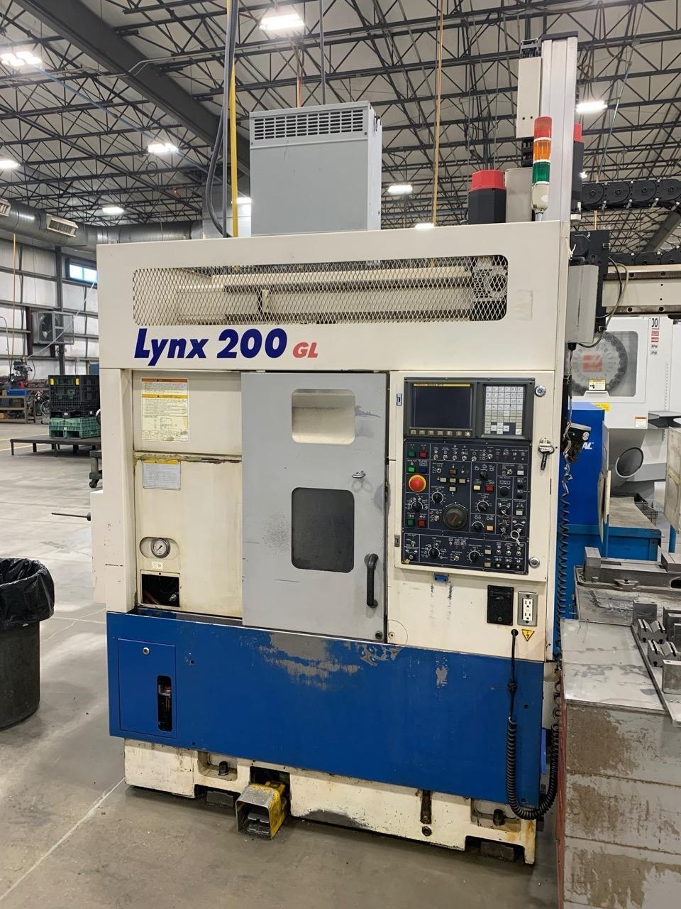 Daewoo Lynx 200GL CNC Lathe, 1999 – Parts Catcher, Tool Presetter, Chip Conveyor