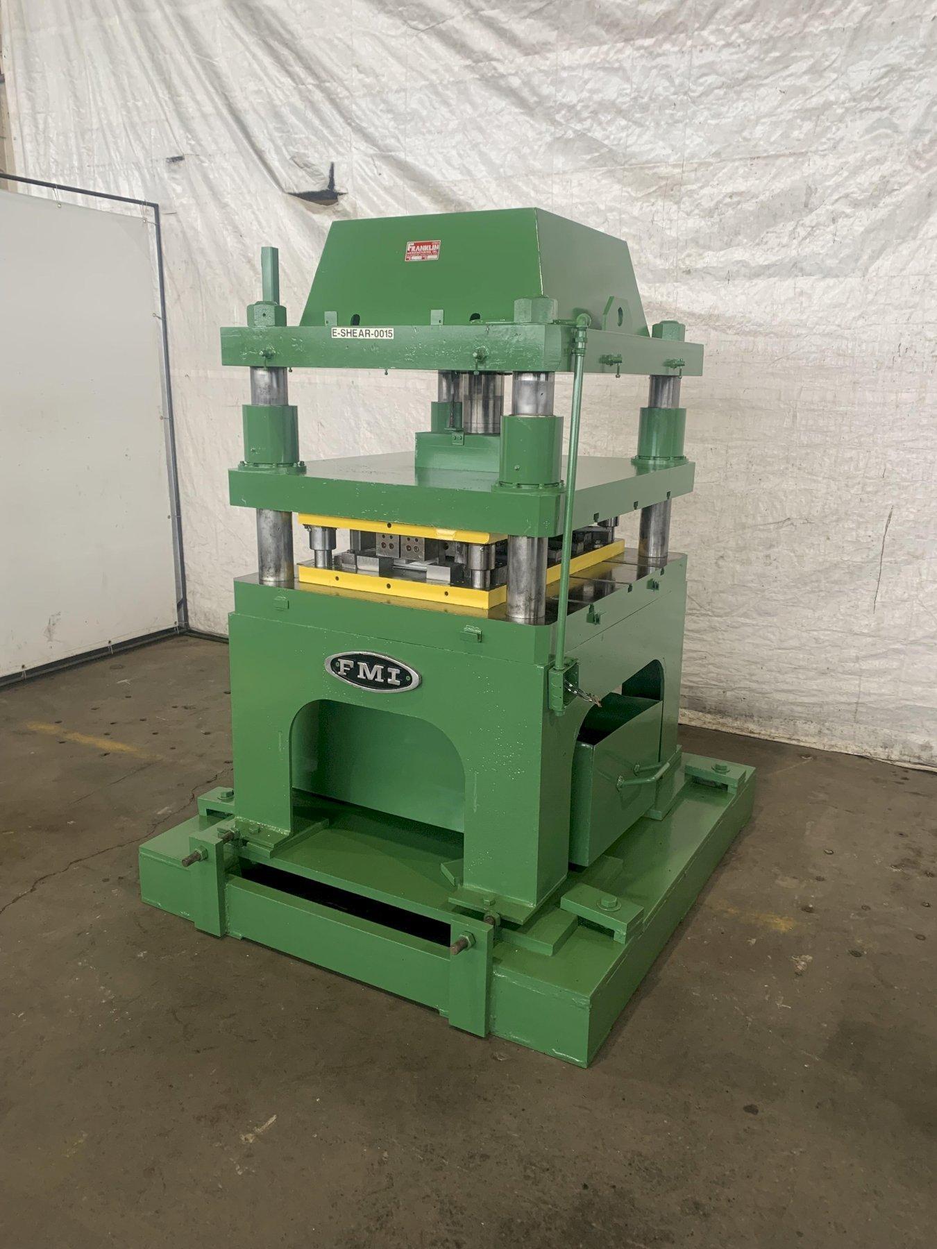 50 TON FRANKLIN(FMI) SP-50 HYDRAULIC CUT OFF PRESS. STOCK # 0733122