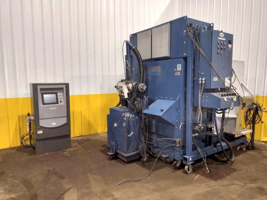 NORDSON POWDER COAT PAINT SYSTEM WITH FEEDER & I-CONTROL. STOCK # 0985326