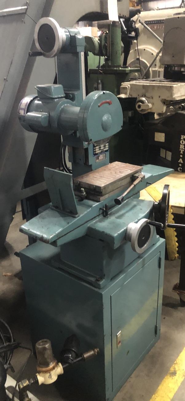 6" X 12" MANUAL SURFACE GRINDER, SINGLE PHASE