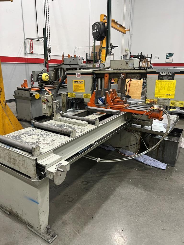 12.75" x 12.75" HEM H-90A-1 -B/F AUTOMATIC HORIZONTAL BAND SAW