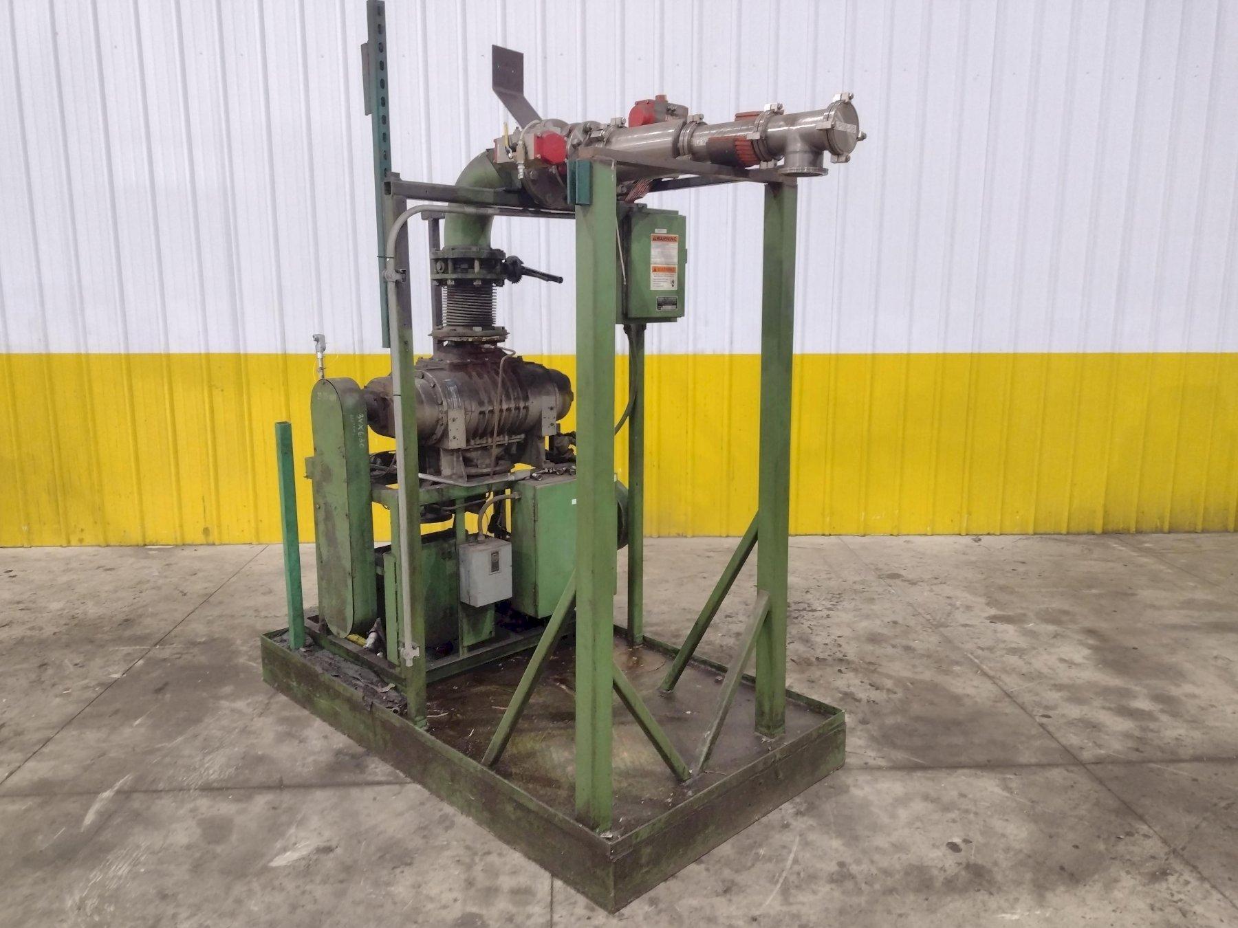 KINNEY HIGH VACUUM PUMP WITH MOTOR: YOBRO #24413