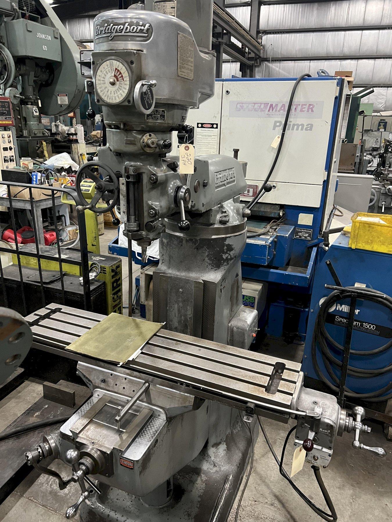 BRIDGEPORT VARIABLE SPEED VERTICAL MILL