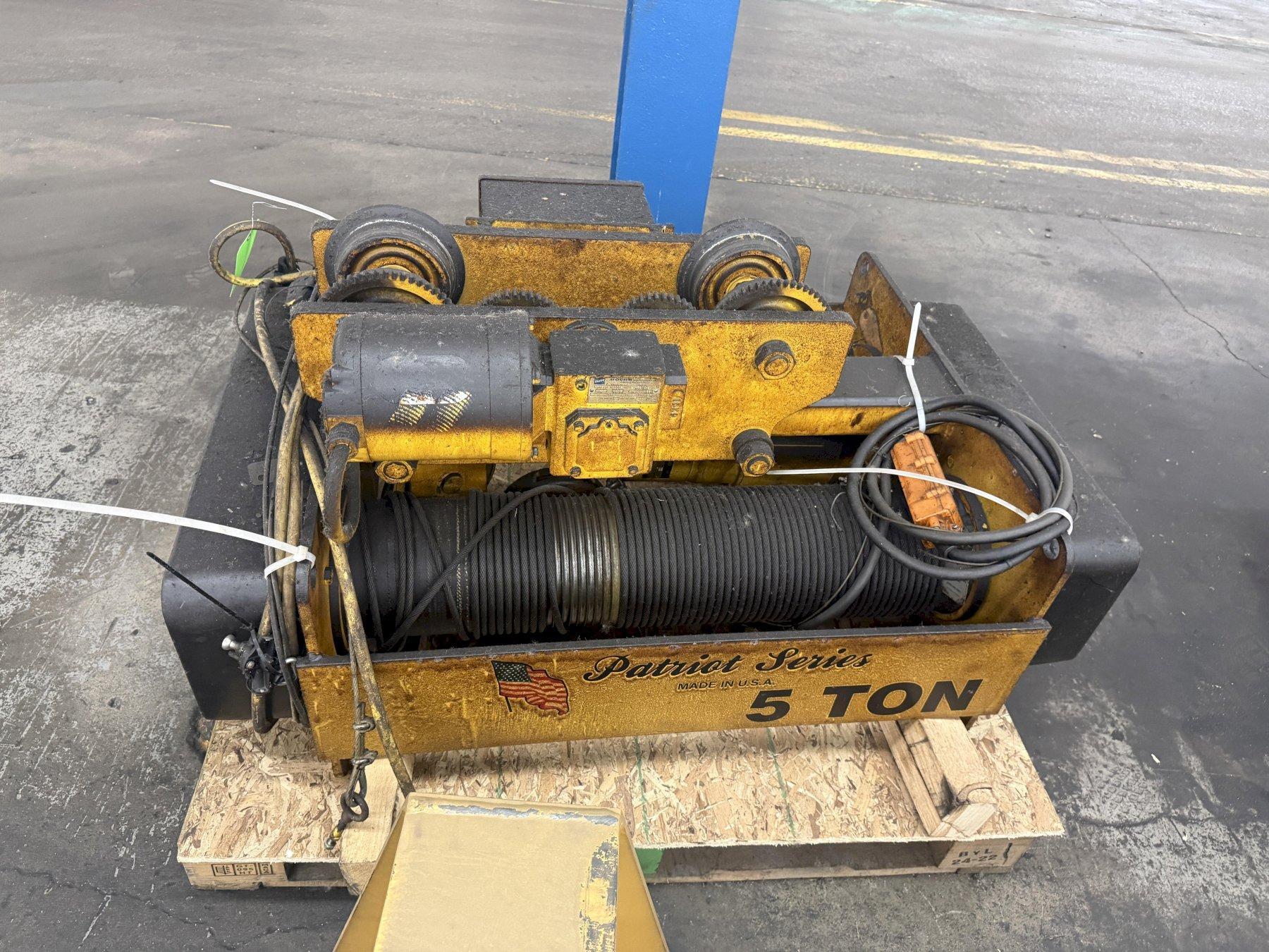 5 TON YALE PATRIOT SERIES OVERHEAD CRANE HOIST: YOBRO #25281