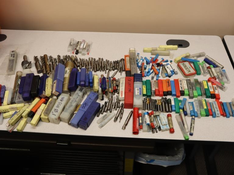 HSS and Carbide End Mills, Assorted- Auction Item