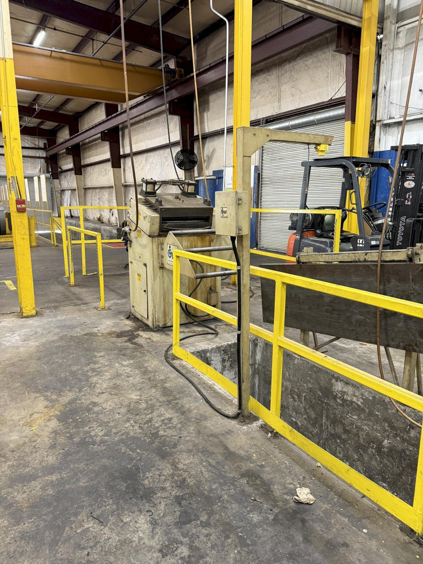 24" Cooper Weymouth Peterson Powered Straightener and Servo Feed