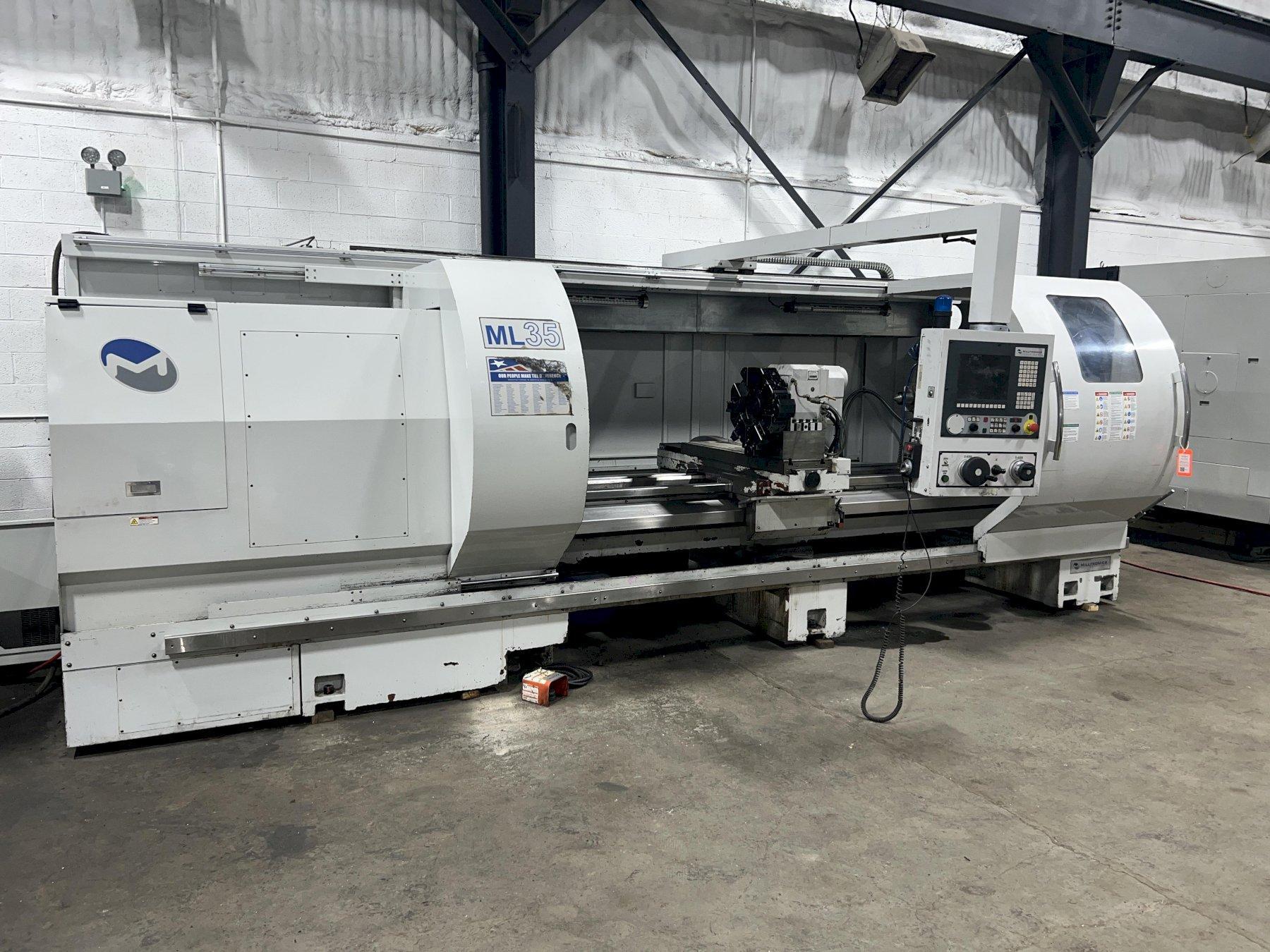 Milltronics ML-35 CNC Flat Bed Lathe For Sale 2008