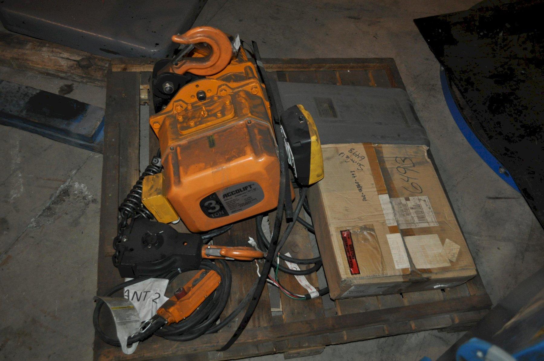 3 TON ACCOLIFT CRANE HOIST WITH SCALE