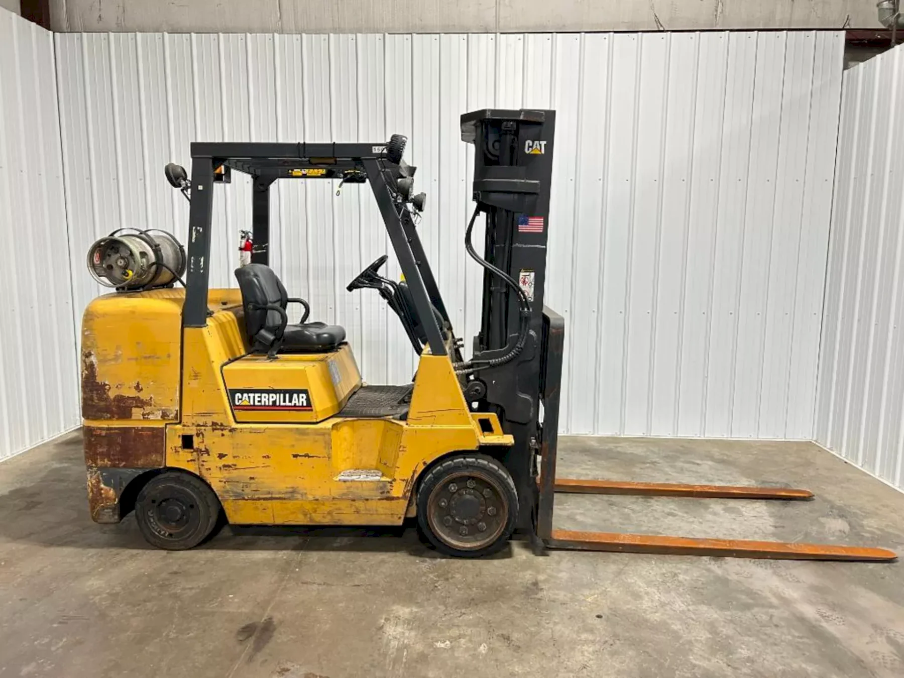 10,000 LBS CATERPILLAR MODEL #GC45KSWB FORKLIFT: YOBRO #25703