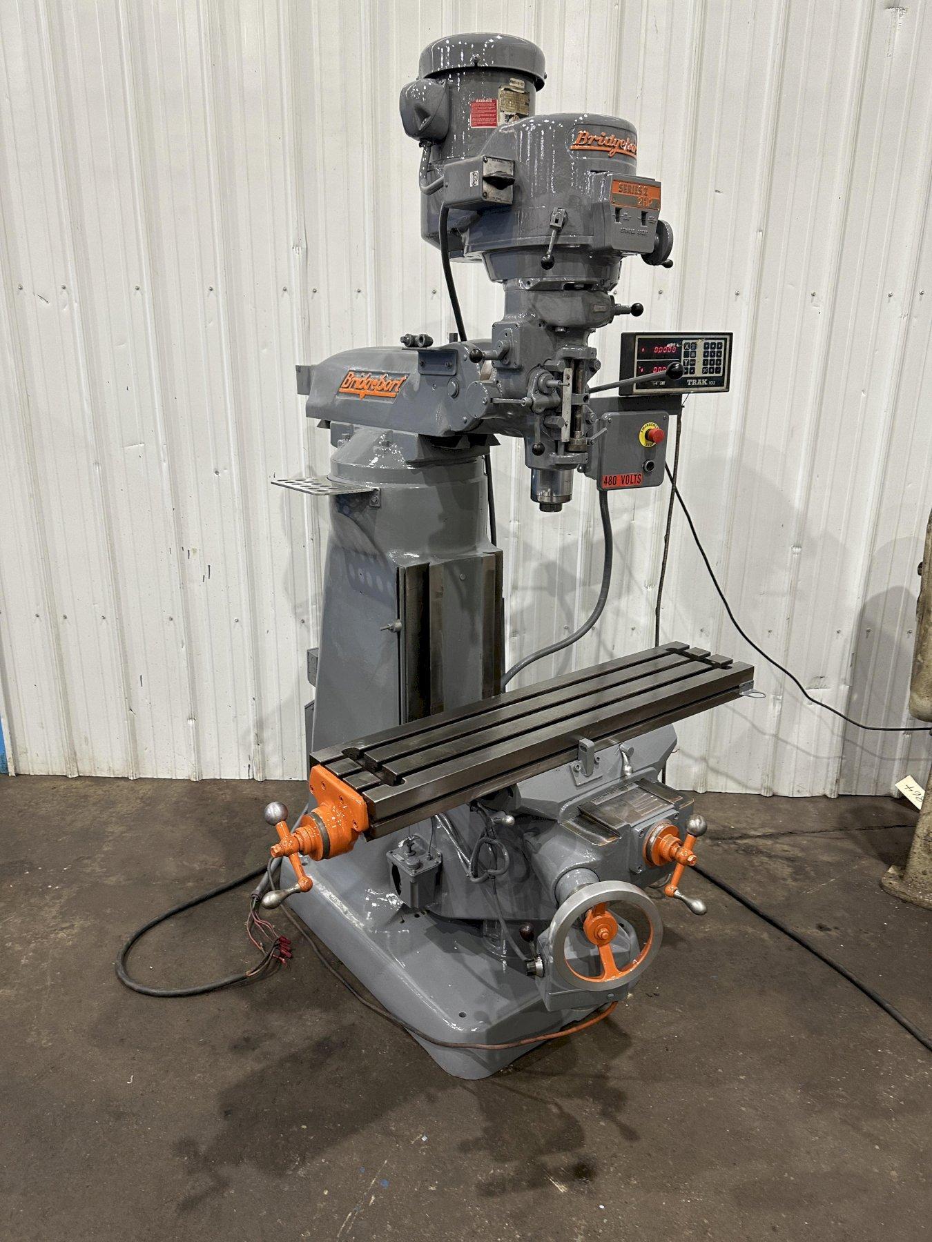 2 HP BRIDGEPORT RAM TYPE VERTICAL MILL: STOCK #76839