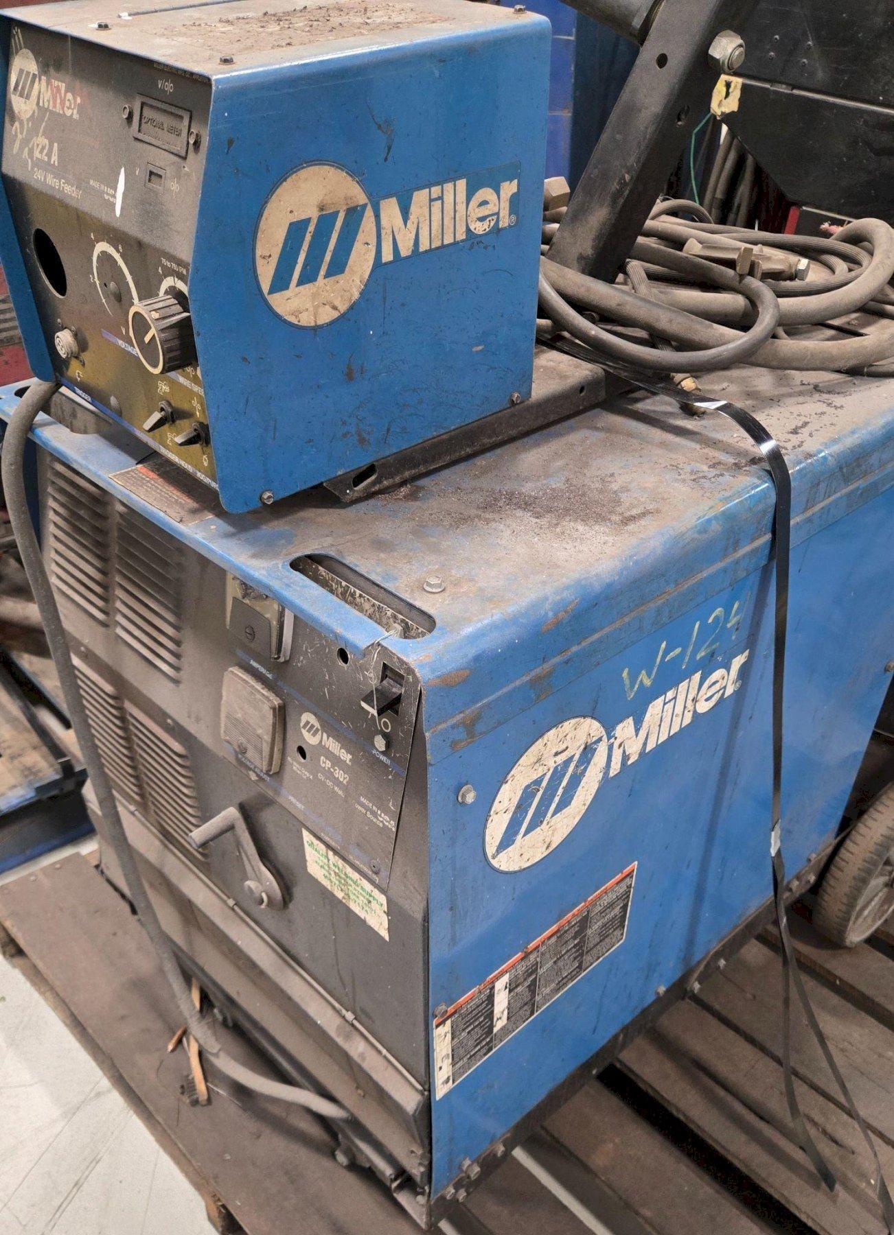 MILLER SYNCROWAVE 300 WELDER AND COOLER USED