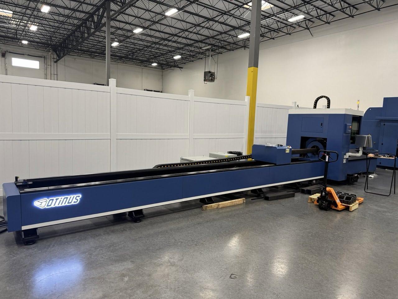 3,000 Watt Otinus 9×240″ Fiber Tube Laser Cutting Machine, 2024 – In Stock, Install & Training Included!