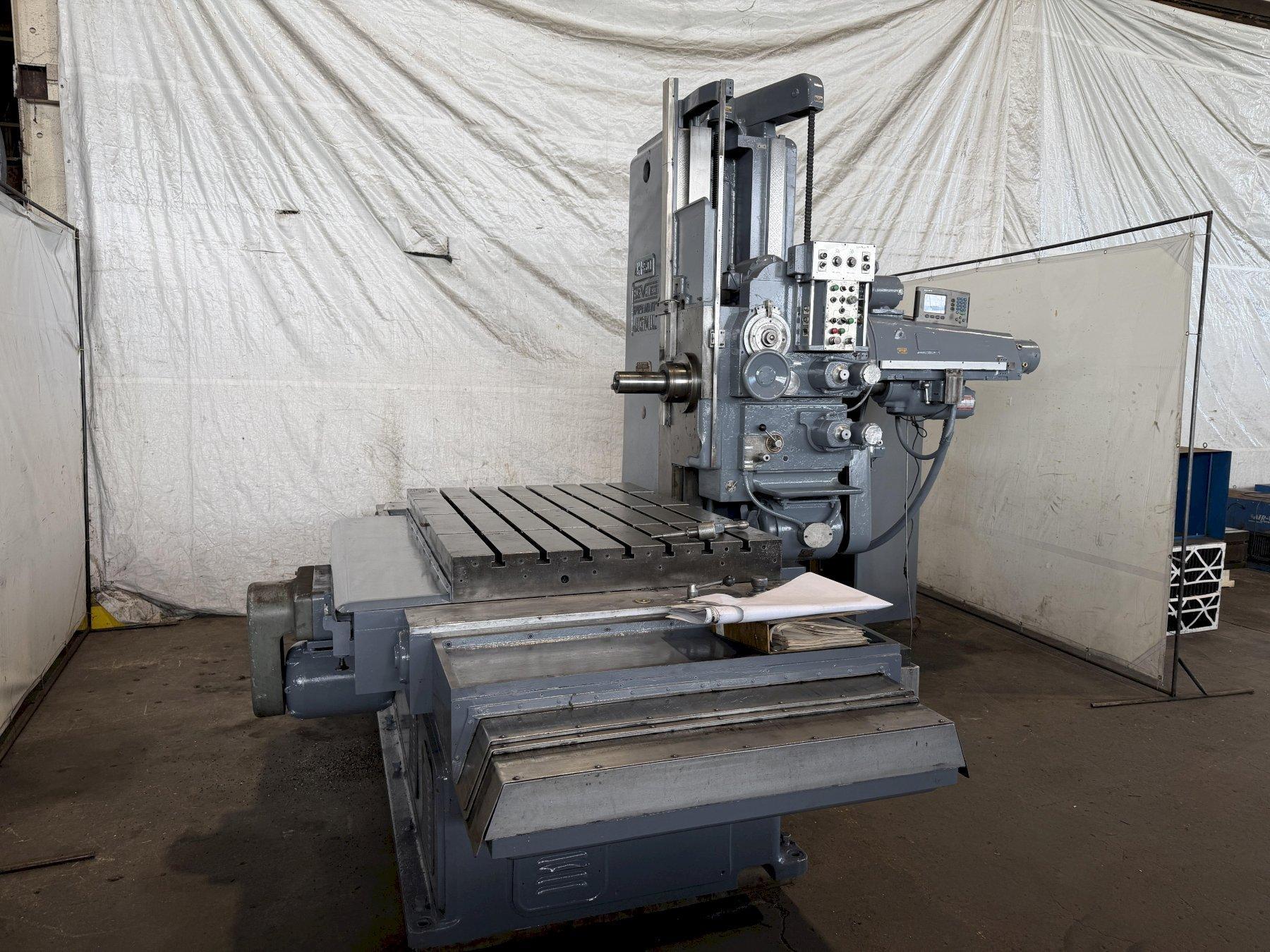 4" DEVLIEG 4H-60 SPIRAMATIC HORIZONTAL BORING MILL. STOCK # 0220326
