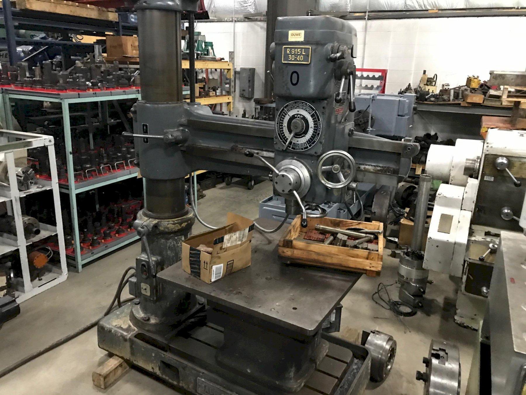 3' x 8" RADIAL DRILL. BALL CHICAGO