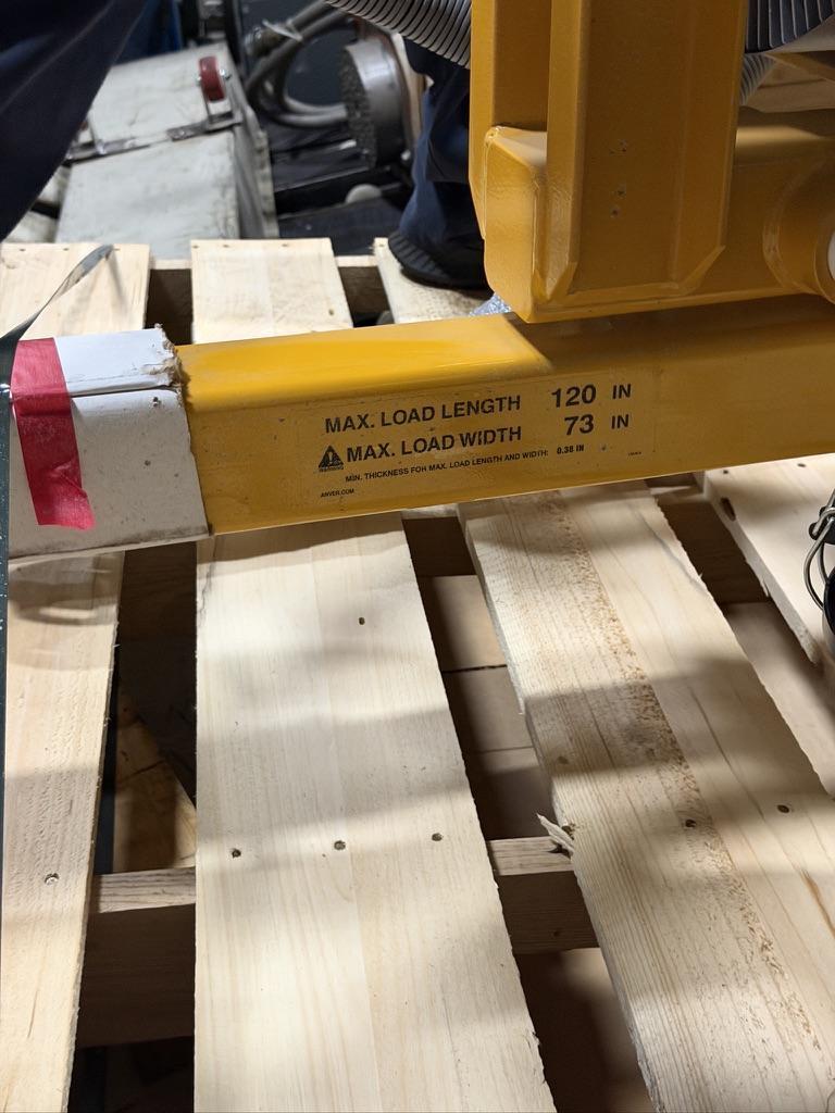 500 LB ANVER VACUUM LIFTER NEW 2024 UNUSED, 120" X 73" LIFTING AREA, VPHF-9 VACUUM GENERATOR AND L50M4-86-2N/44-HF LIFTING SYSTEM