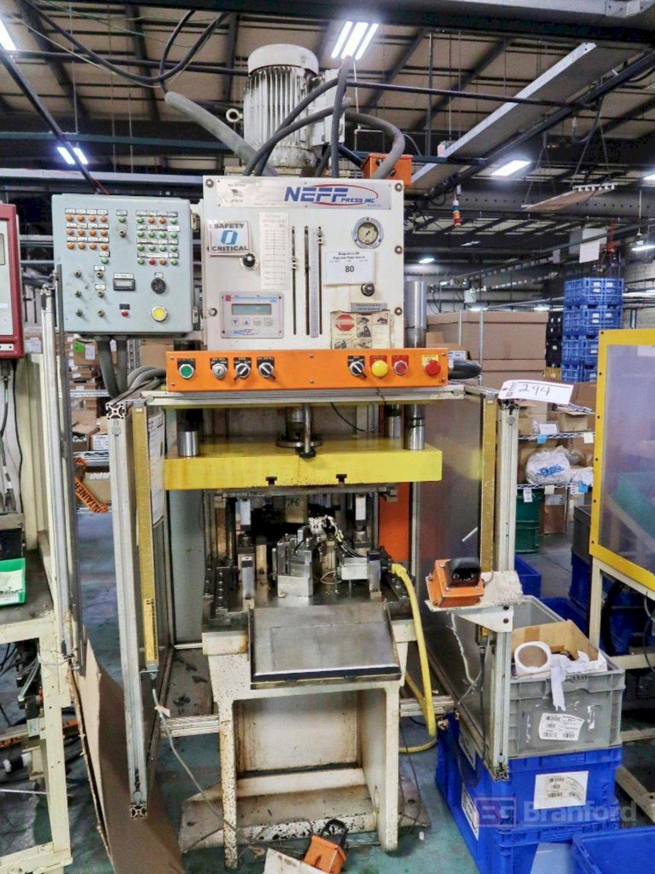 29.5 TON NEFF HYDRAULIC C FRAME PRESS