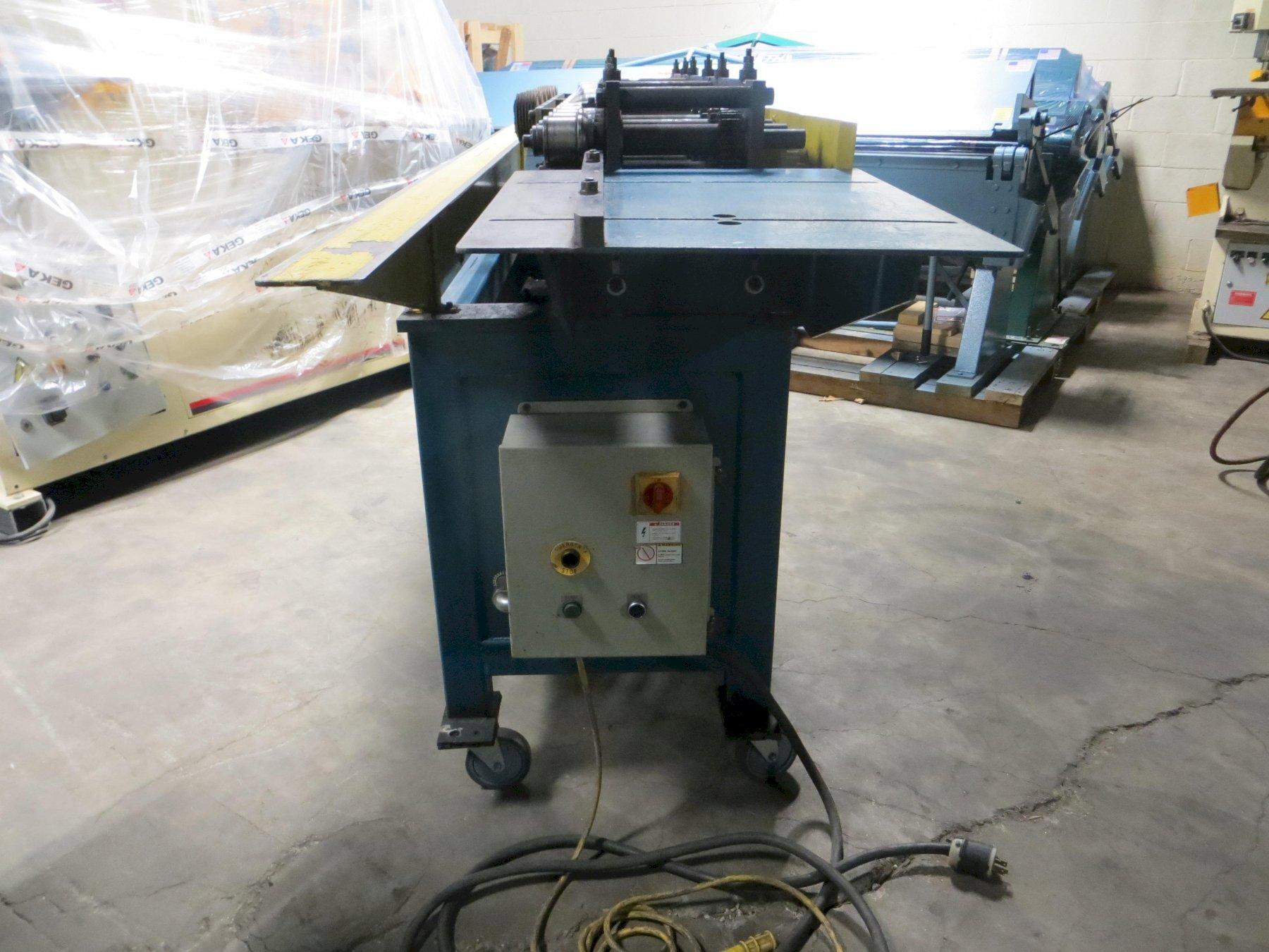LOCKFORMER TRANSVERSE DUCT (TDC) ROLLFORMING MACHINE MODEL 14-TDC