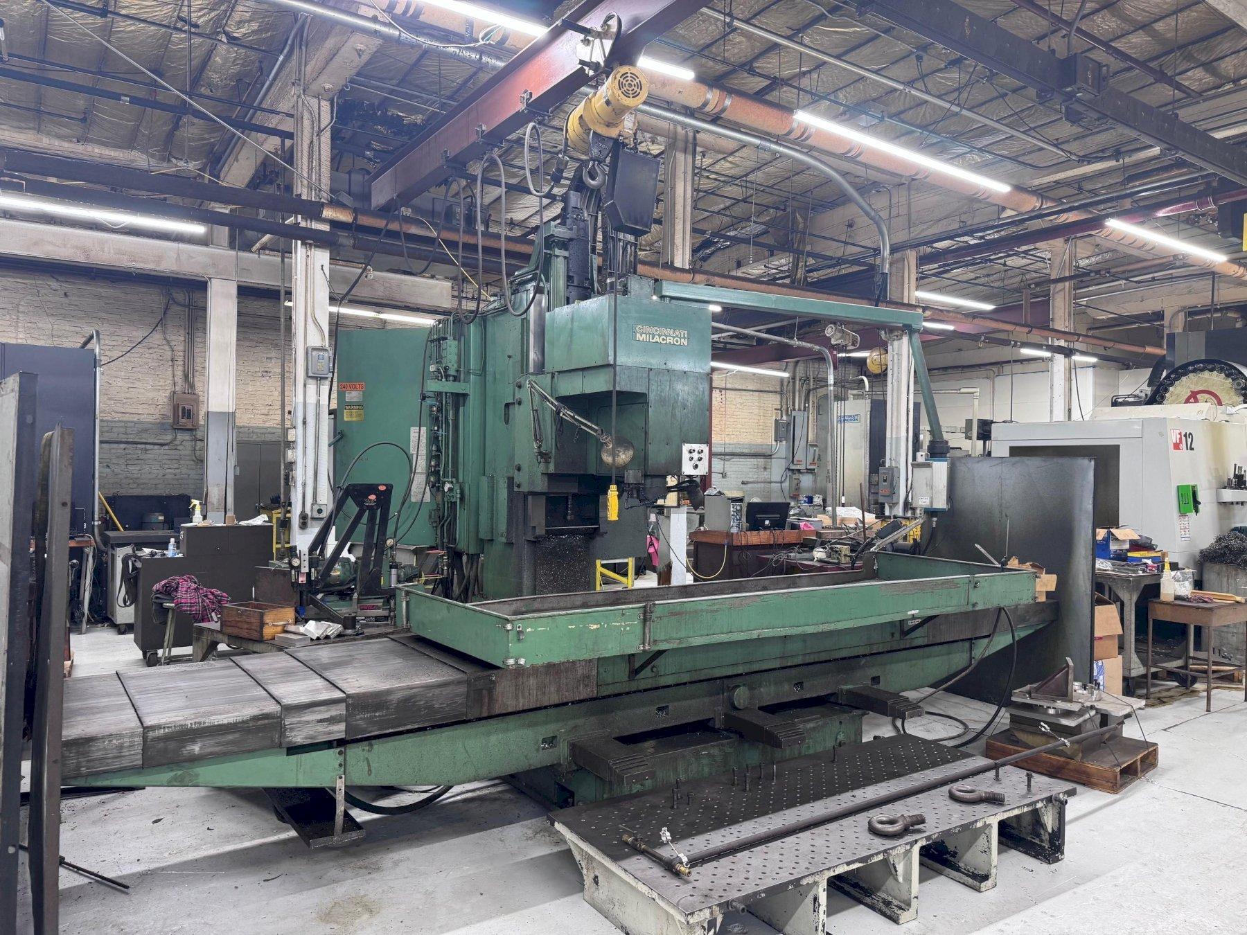 CINCINNATI MILACRON MODEL 20V 3-AXIS MACHINING CENTER. STOCK # 1000625.