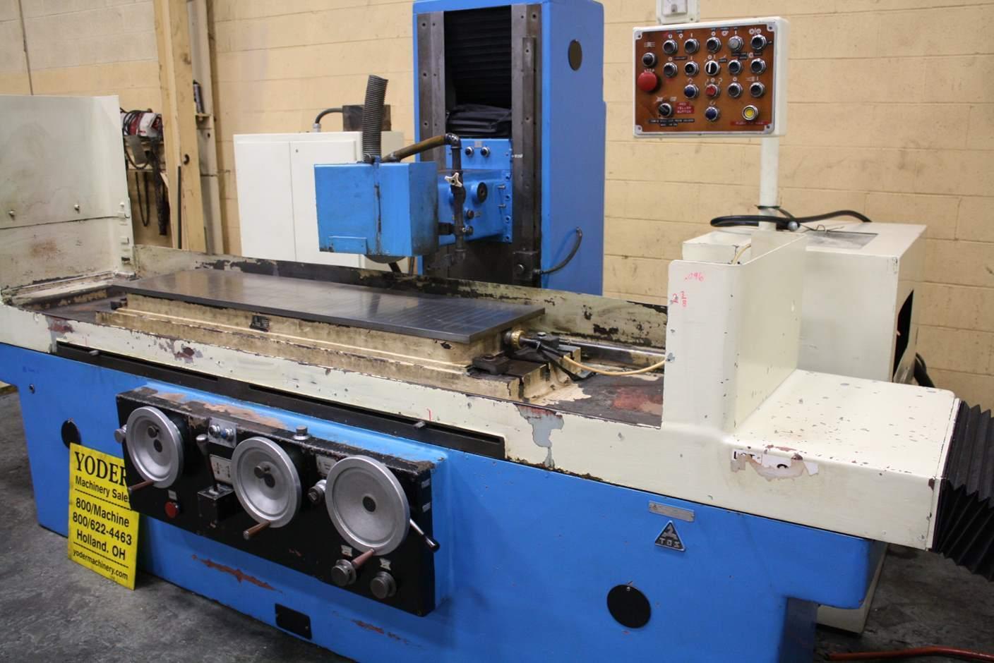 16' X 59' TOS MODEL BRH-40U HYDRAULIC SURFACE GRINDER: STOCK #66961