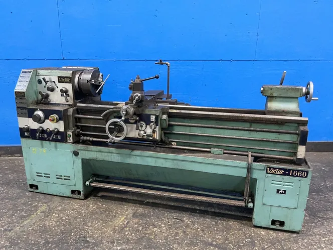 TAICHUNG MACHINERY WORKS CO., LTD. 16”X55” VICTOR ENGINE LATHE  -  1660G