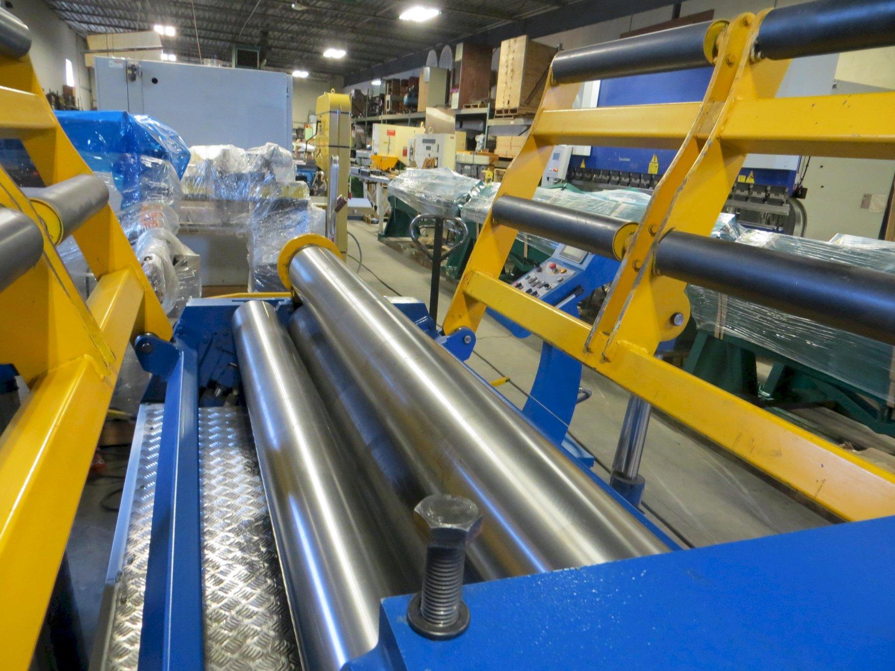 7.87" Diameter x 6 ft Americor Hydraulic 4-Roll Double Pinch Plate Bending Roll Model 4RDP 200/6 (6 ft. x 3/8")