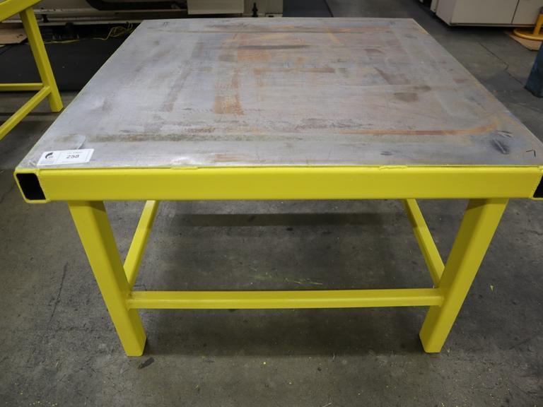 Steel Table, Heavy Duty 42' x 42" x 28.5"- Auction Item