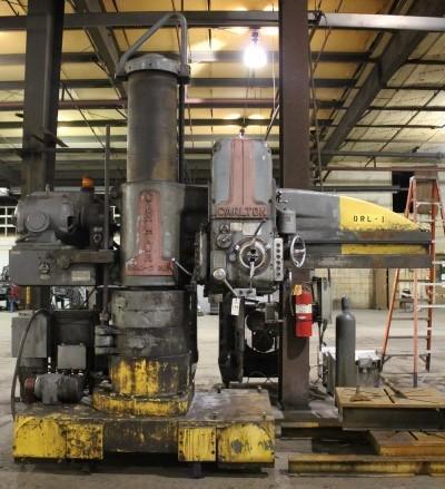 6' X 17' CARLTON TRACK STYLE RADIAL DRILL: STOCK 63528