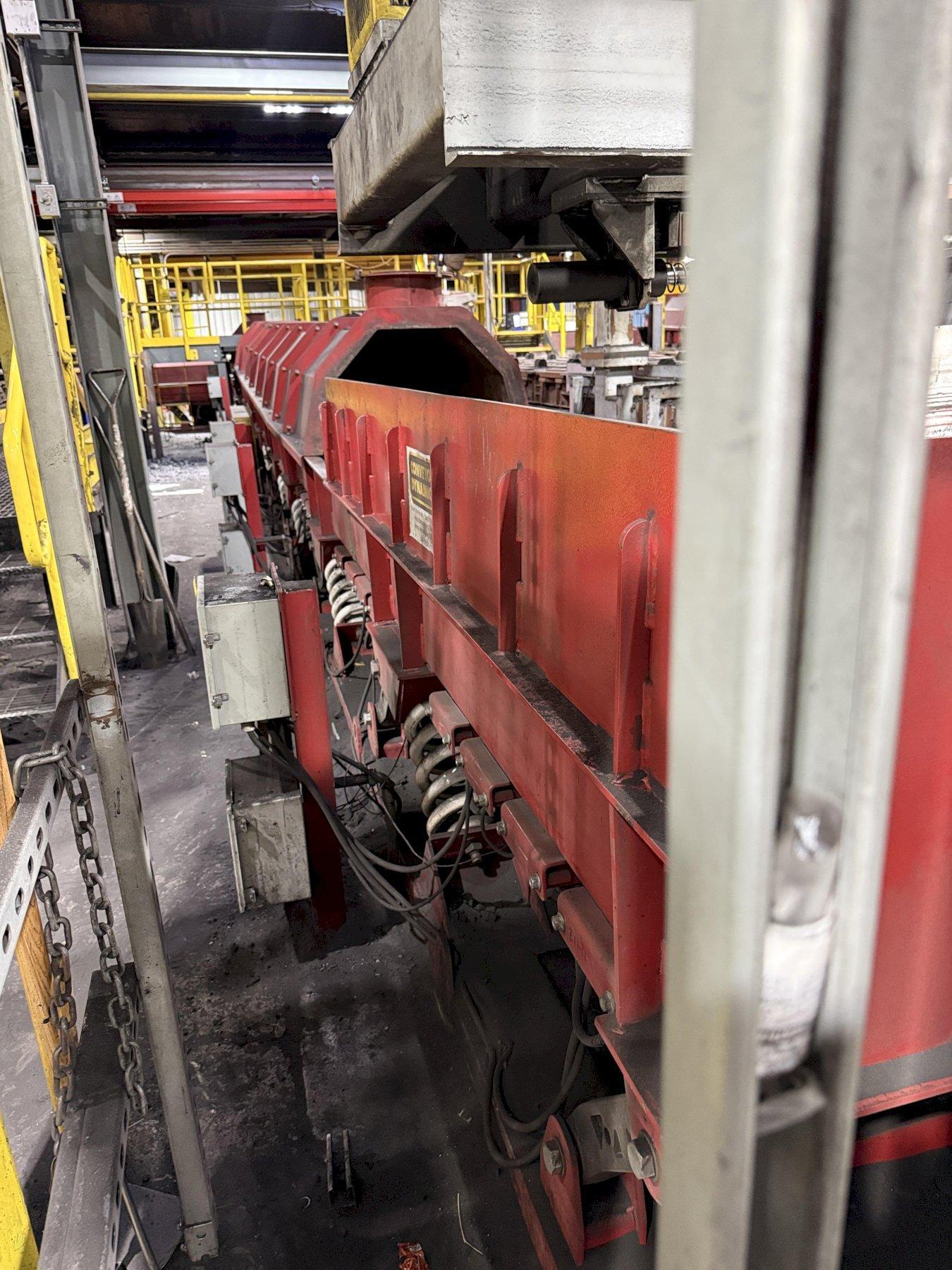 2023 Conveyor dynamics model 36x55.8-c 36" x 55' heated oscillating conveyor s/n CDC-2846 with drive, hood