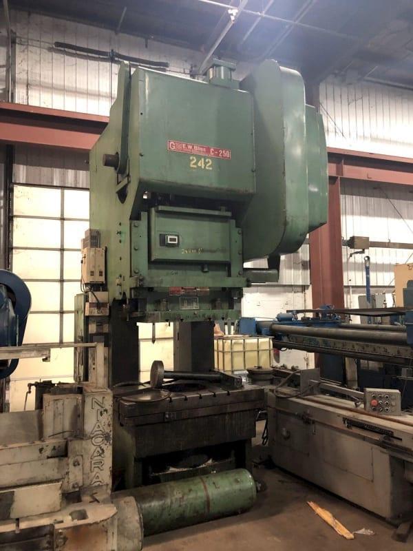 250 TON BLISS GAP FRAME PRESS