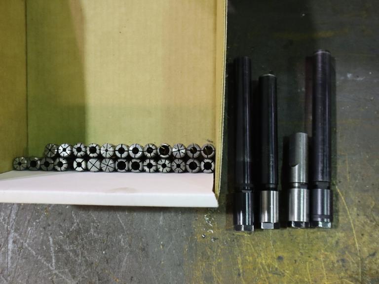 DA-20 Collet Holders with DA-20 Collets, 3/4" Diameter Shank- Auction Item
