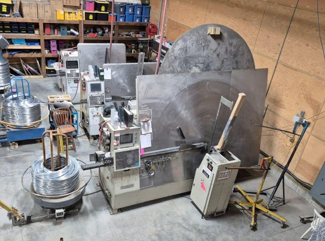 WHITELEGG CFM-1000E-TWR Twin Axis Universal 2D CNC Wire Forming & Welding Machine