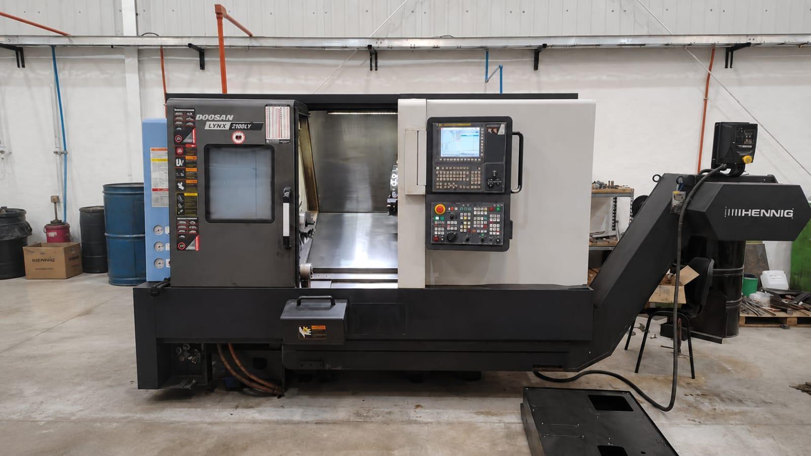 2018 Doosan LYNX 2100LYB CNC Lathe - Excellent Condition