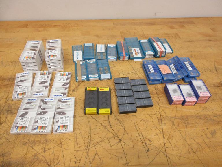 Seco, Thin-bit, Ingersoll, Sumitomo & More - Assorted Indexable Carbide Inserts - NEW- Auction Item