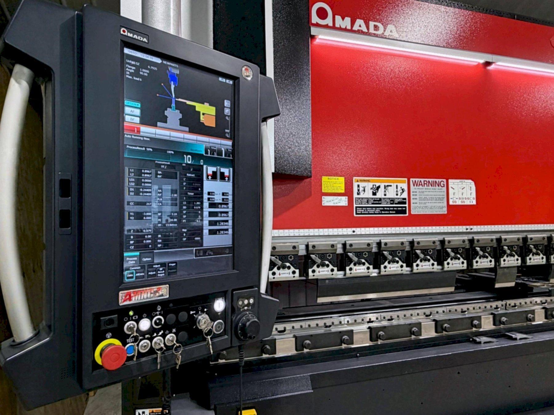 Amada HG 2204 243 Ton x 14' Bed Hydraulic Press Brake