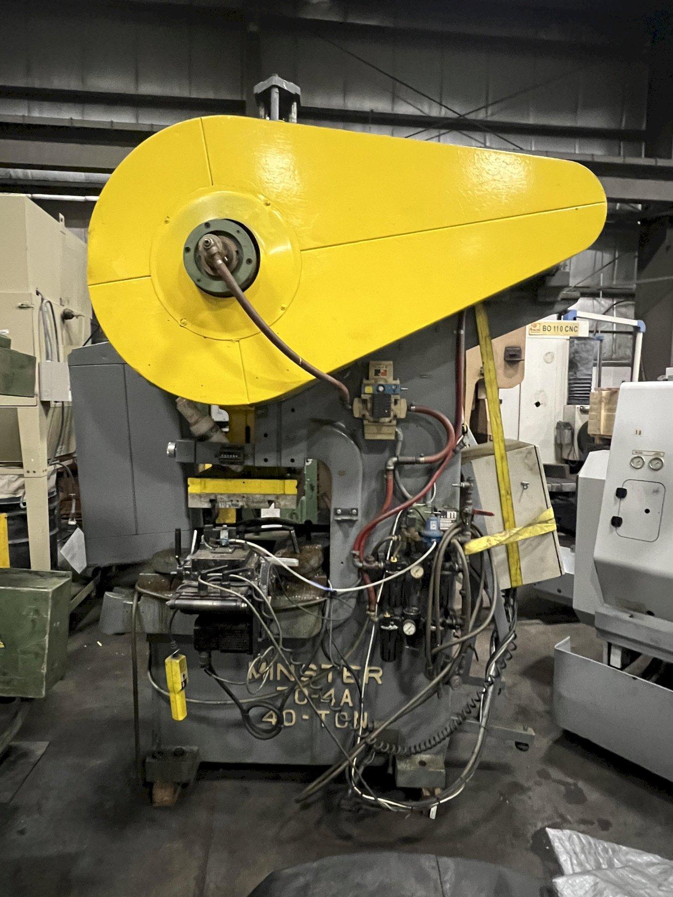 40 TON MINSTER OBI PRESS, MODEL 70-4A, 300 SPM, 1.5" STROKE