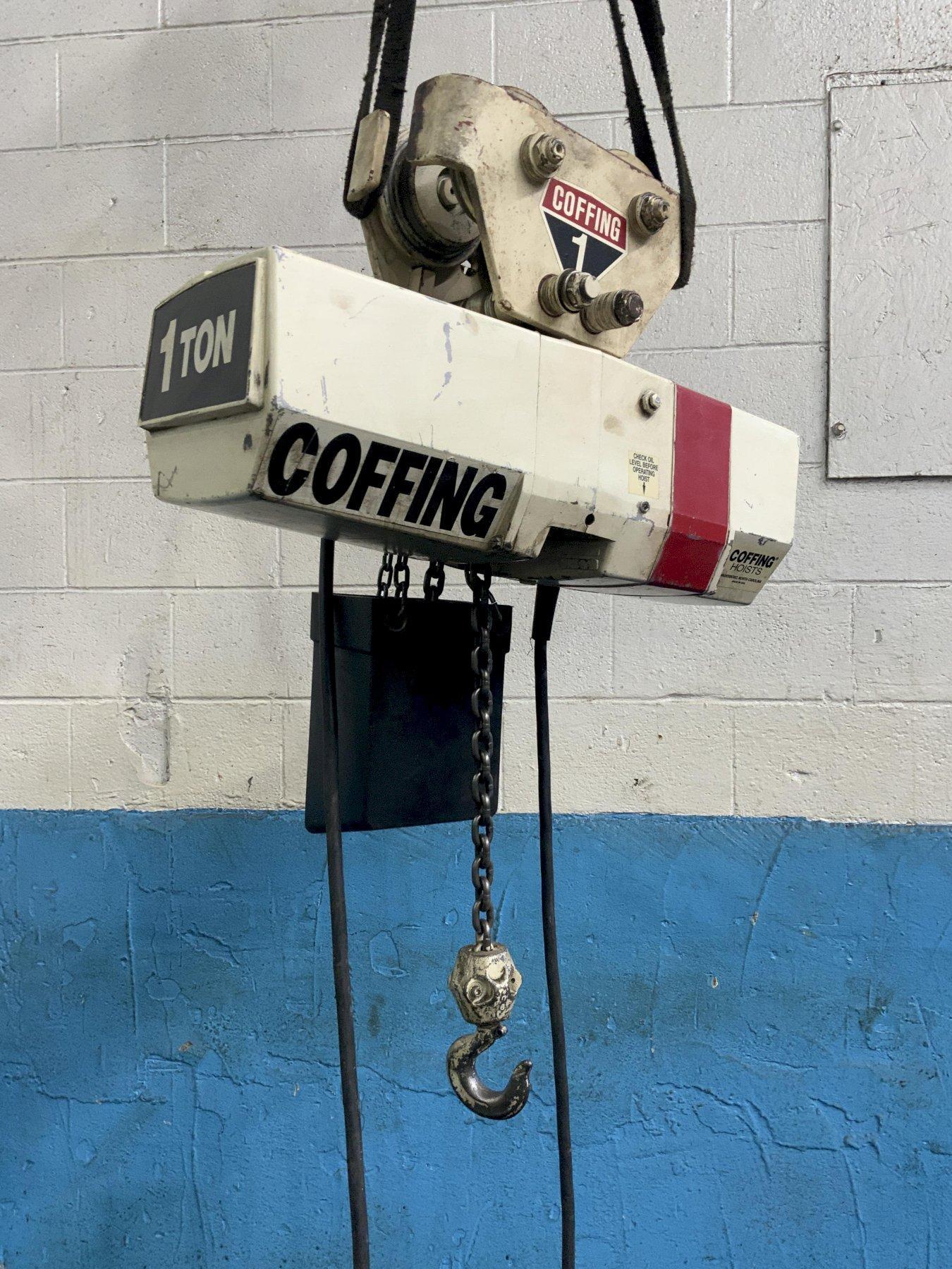 1 TON COFFING ELECTRIC CHAIN HOIST: STOCK #75535