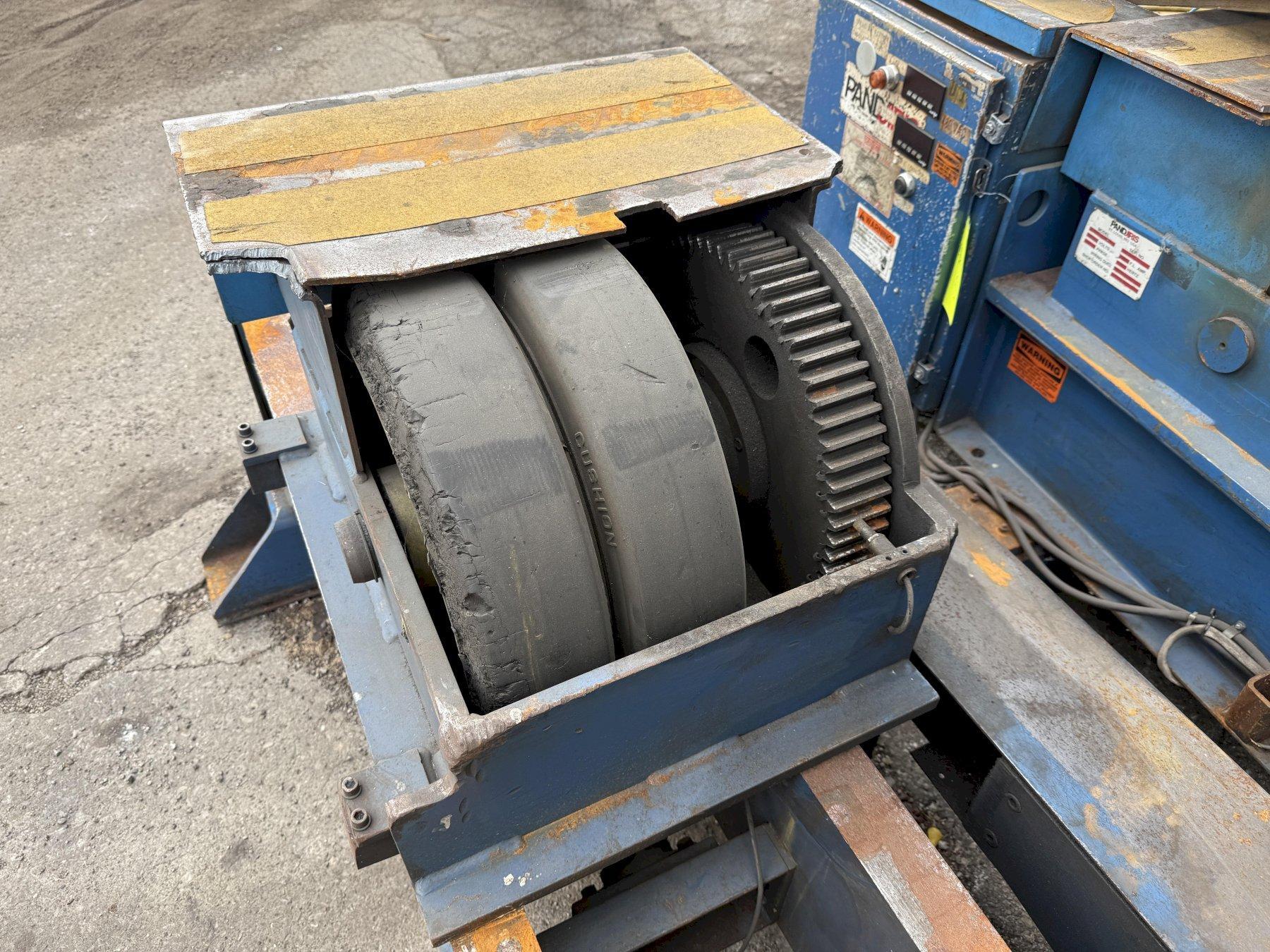 34 TON (68,000 LBS) PANDJIRIS MODEL #PR100 GEAR DRIVEN POWERED TANK TURNING ROLLS: YOBRO #24351