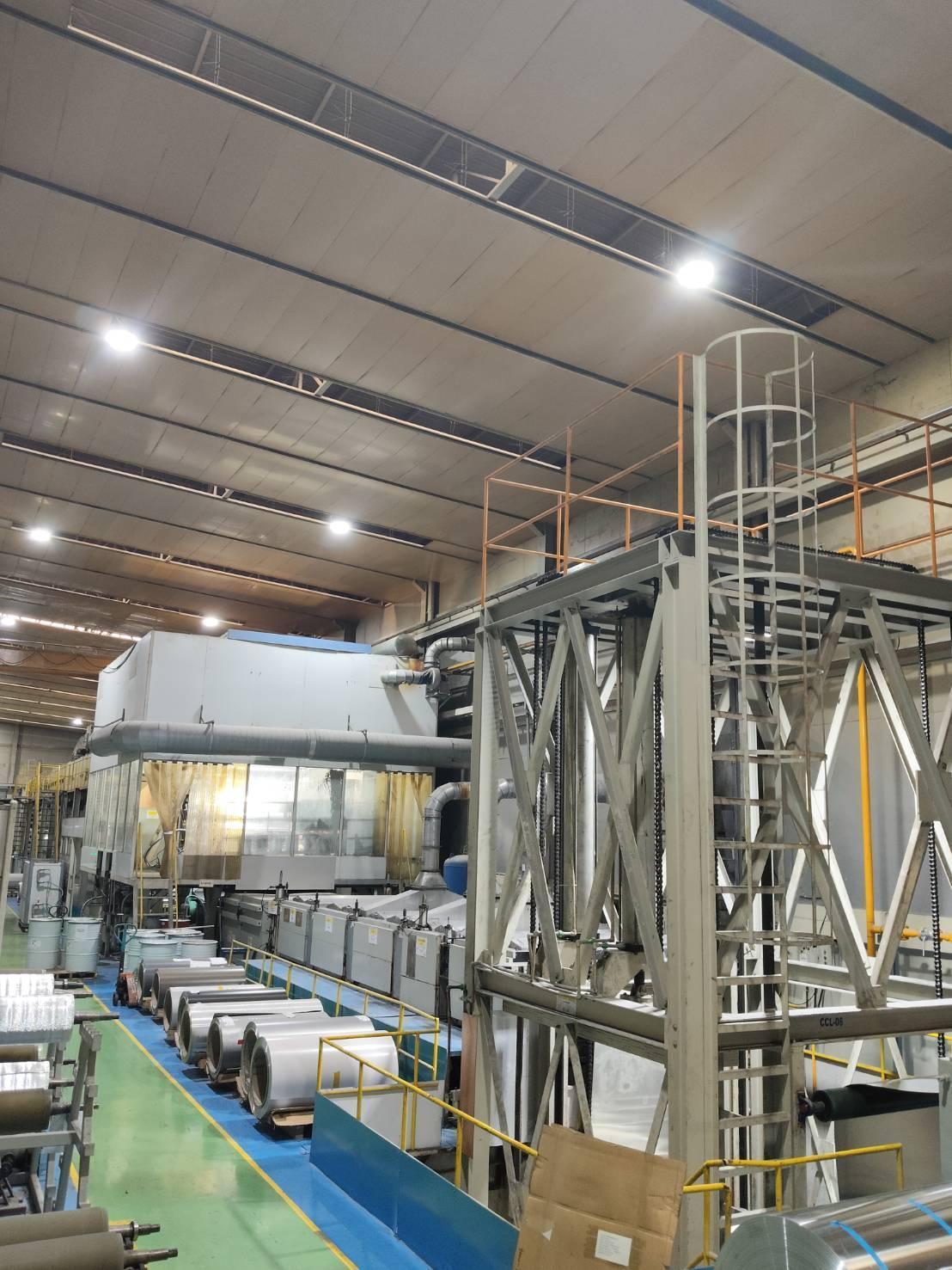1600mm x 0.8mm x 5 Ton Aluminum Double Color Coating Line (2013)