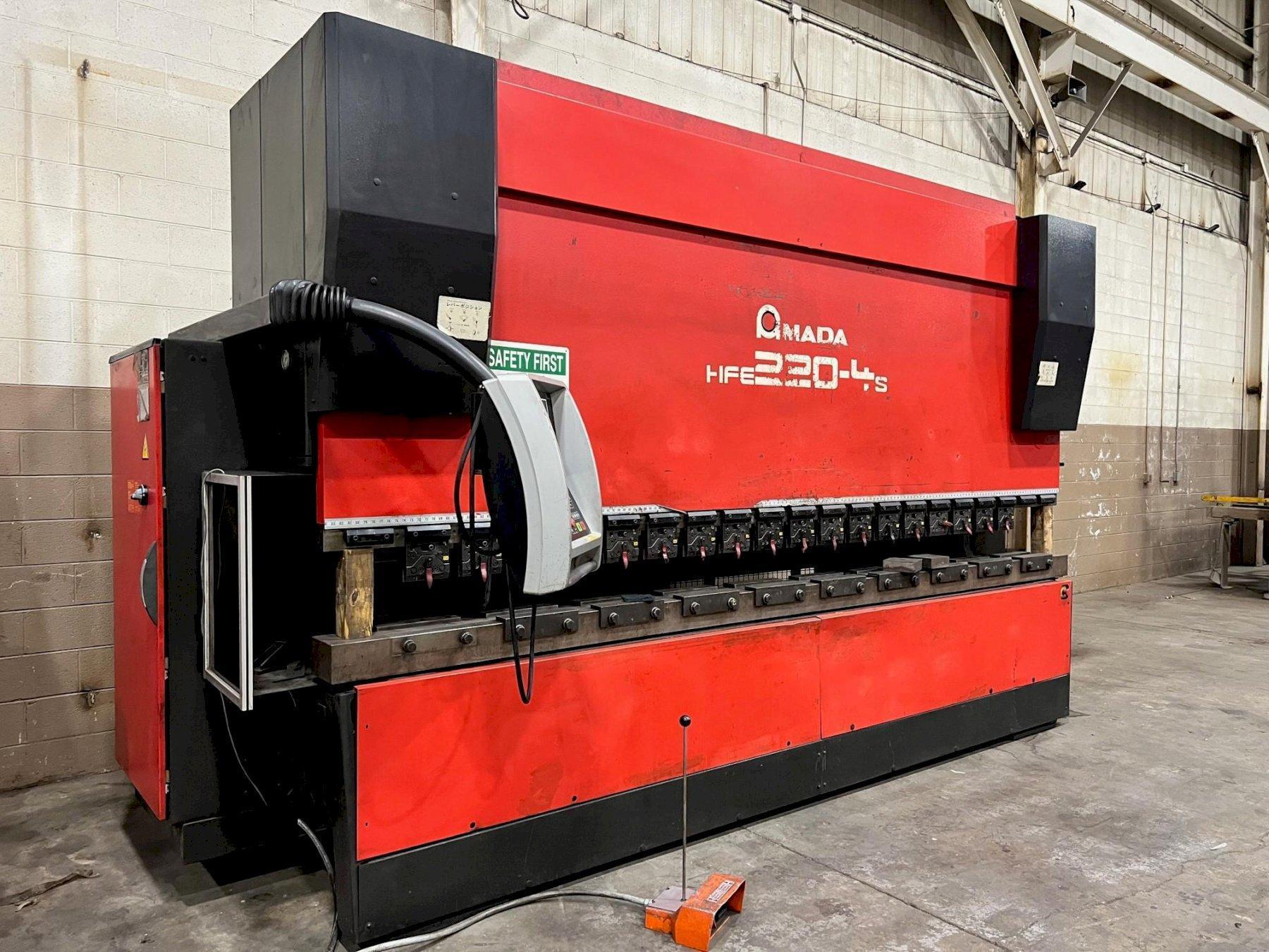 USED AMADA 242 TON X 14' 7-AXIS CNC PRESS BRAKE, Stock# 10989, Year: 2003