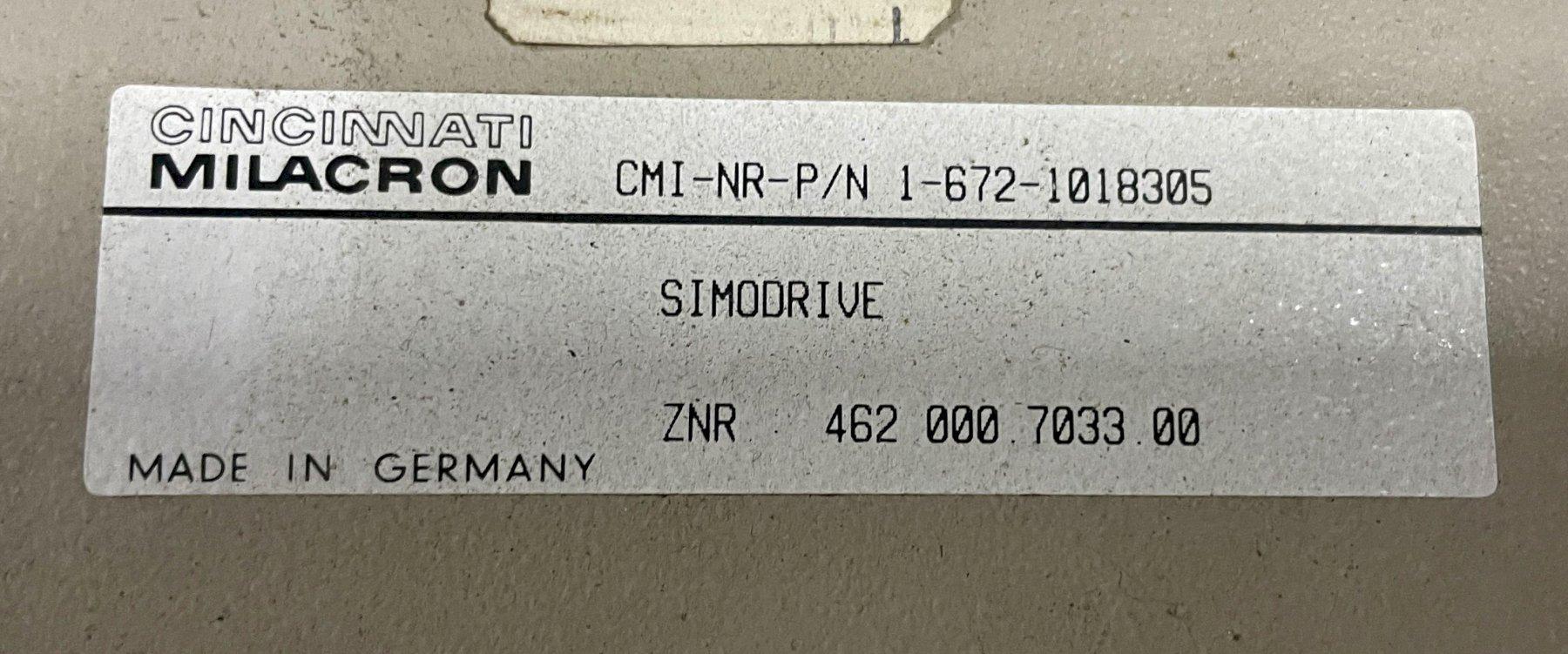 Cincinnati Milacron Regen Resistor 1-672-1018305, Siemens G20 462 000 7033 00 AS Resistor