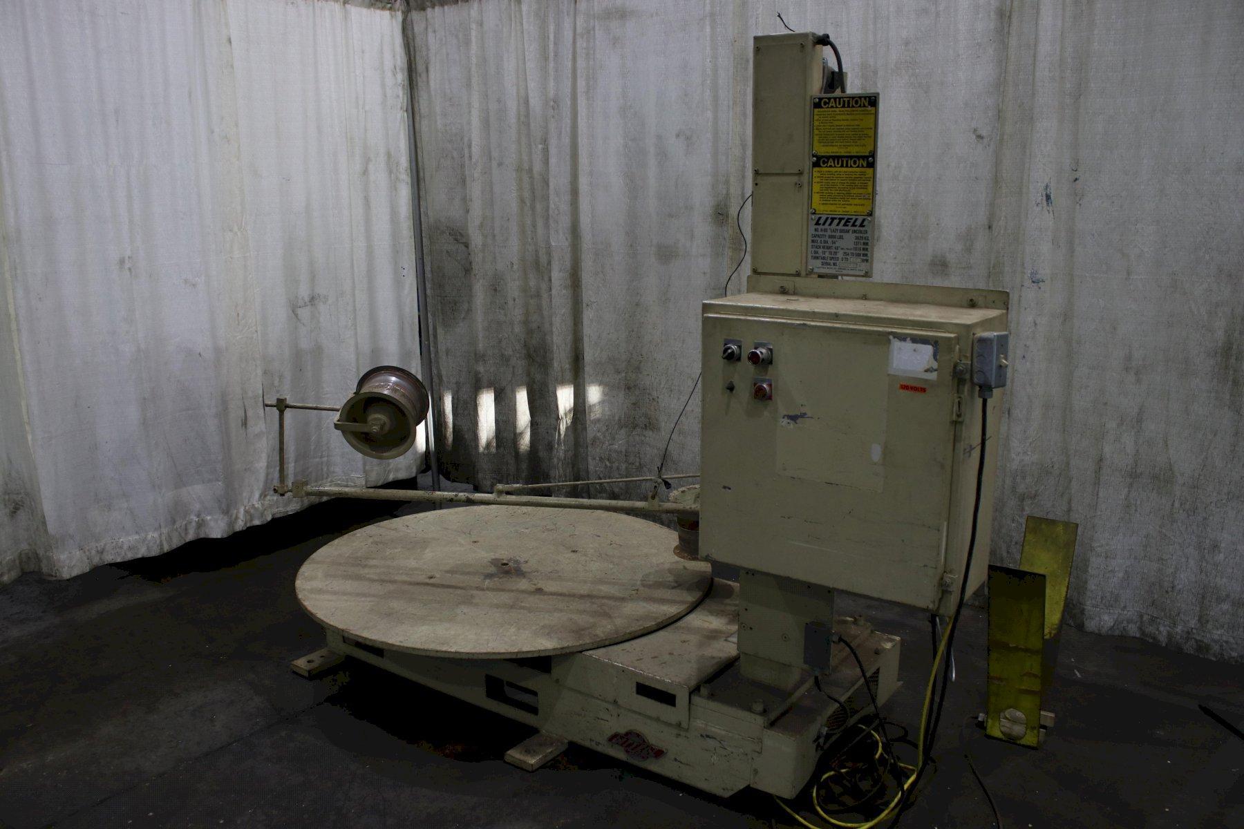 8000 LB LITTELL HORIZONTAL PALLET TYPE UNCOILER: STOCK #75746