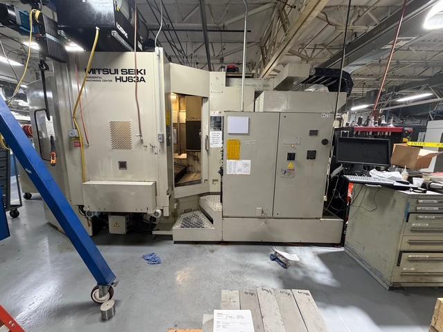 Mitsui Seiki HU63A HMC, 2007 – Full 4th-Axis, Through Spindle Coolant