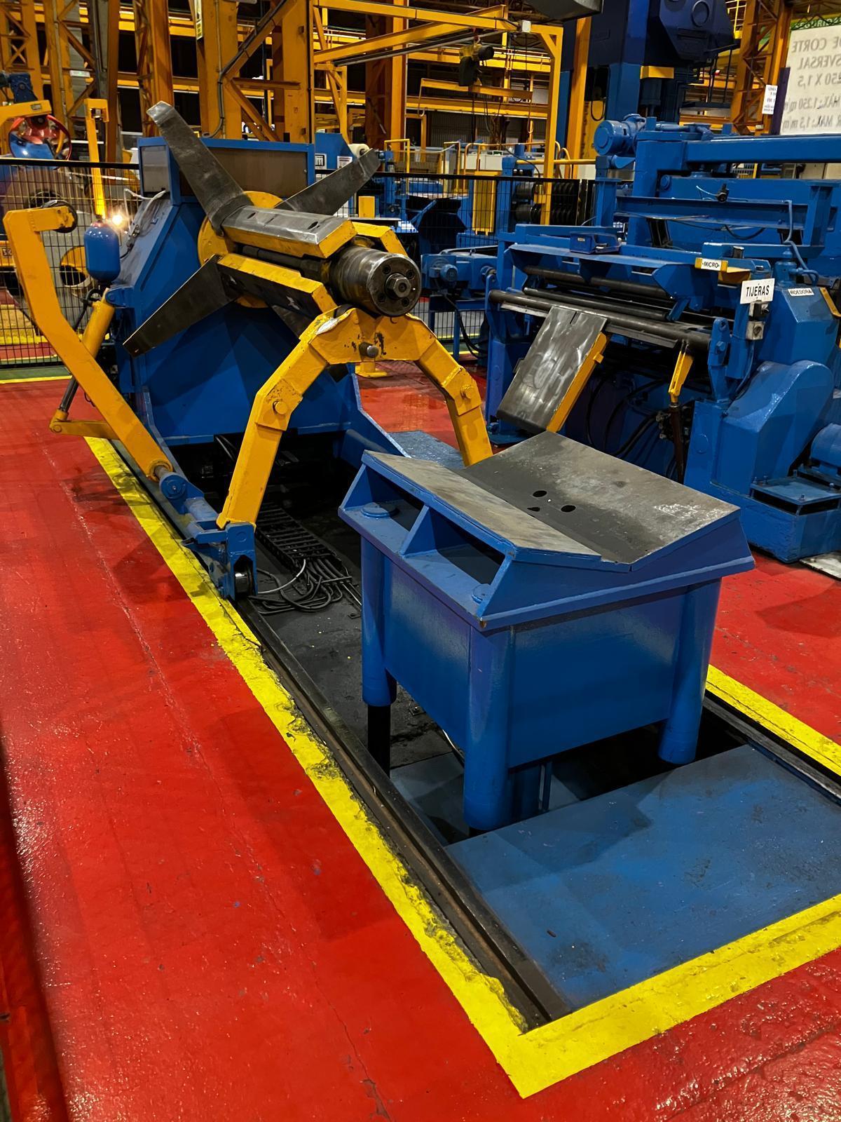 1250mm (48")  x 1.5mm (0.060")  x 15 Ton Mariani Loop Cut to Length Line