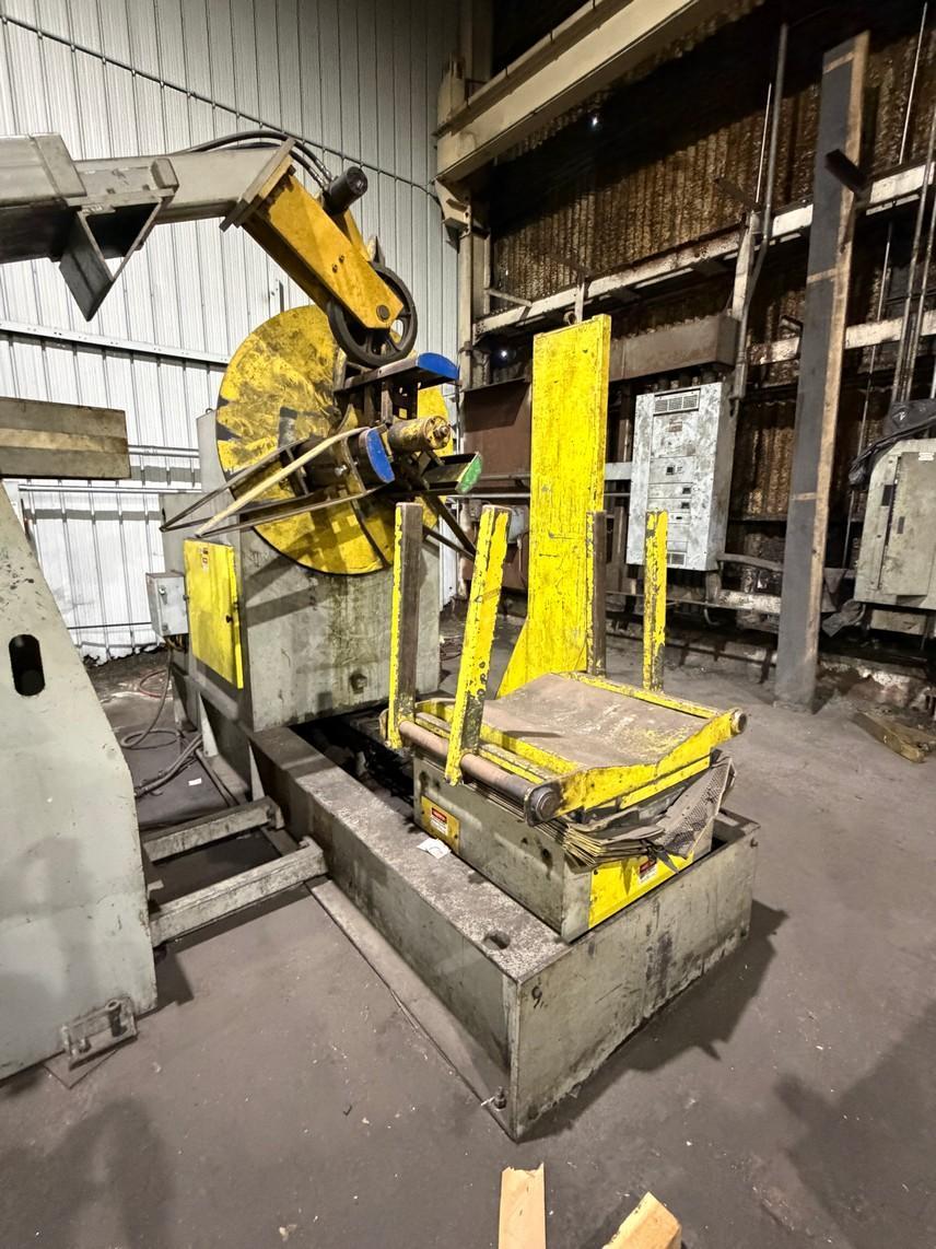 10,000 LB X 18" X .165" CHS SERVO FEEDLINE. STOCK #0773726