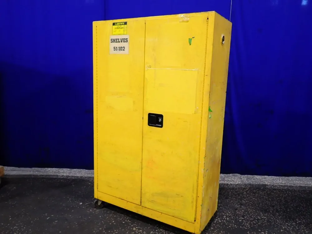 JUSTRITE 45 GALLONS / 43" X 18" X 65" FLAMMABLE CABINET  -  29450