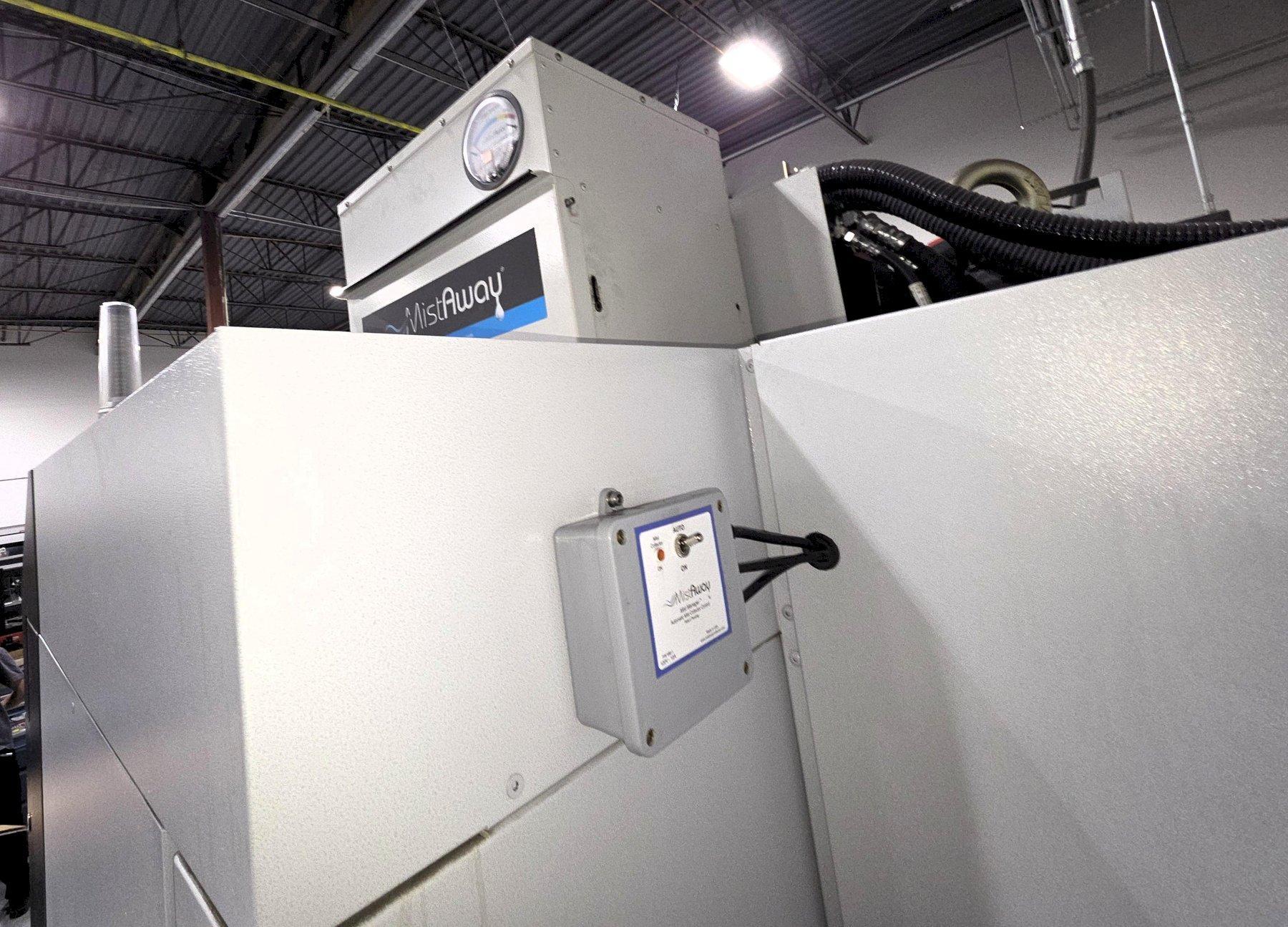 DMG Mori DuraVertical 5100 CNC Vertical Machining Center 2015, DDRT-200 4TH Axis Rotary Table, LNS Chip Conveyor, Renishaw Probe, Chip Blaster High Pressure Coolant