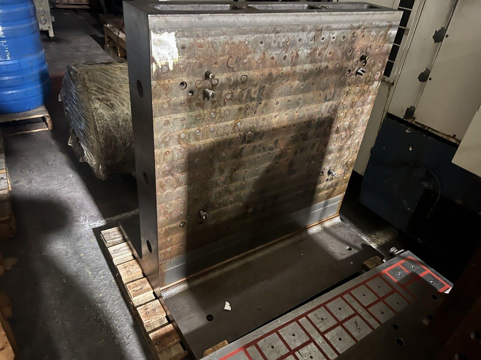 7” x 39” x 41” Steel CNC Machine Tombstone w/ 31” x 39” Plate